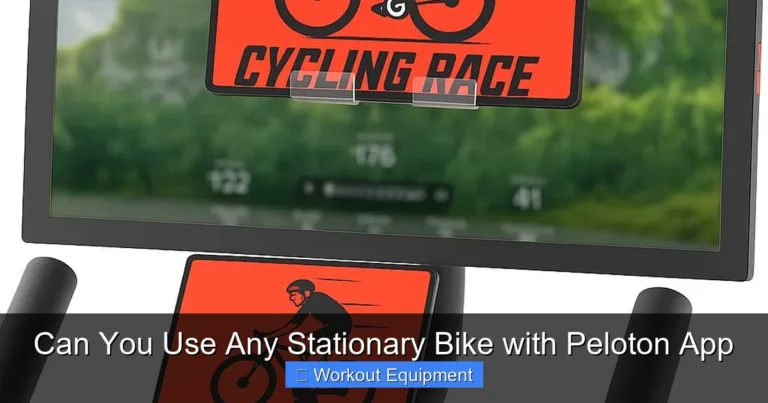 Can You Use Any Stationary Bike with Peloton App