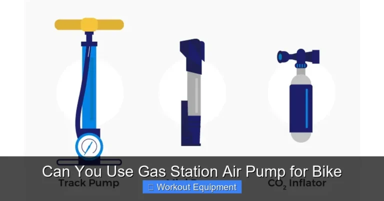 Can You Use Gas Station Air Pump for Bike