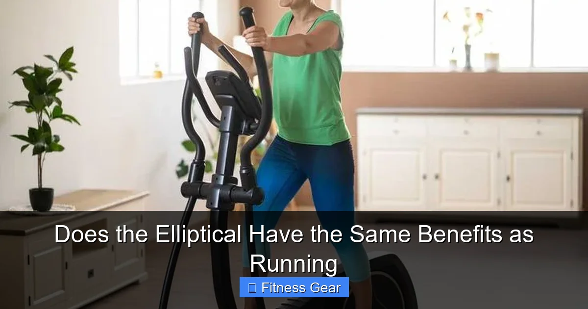 Does the Elliptical Have the Same Benefits as Running