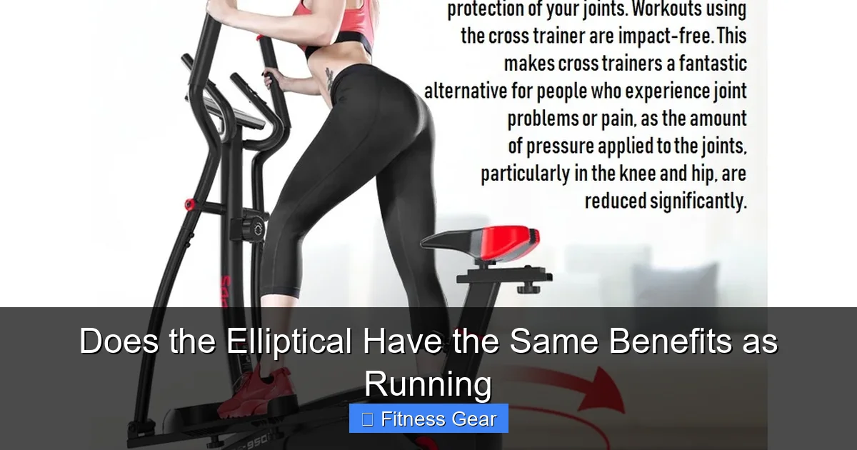 Does the Elliptical Have the Same Benefits as Running