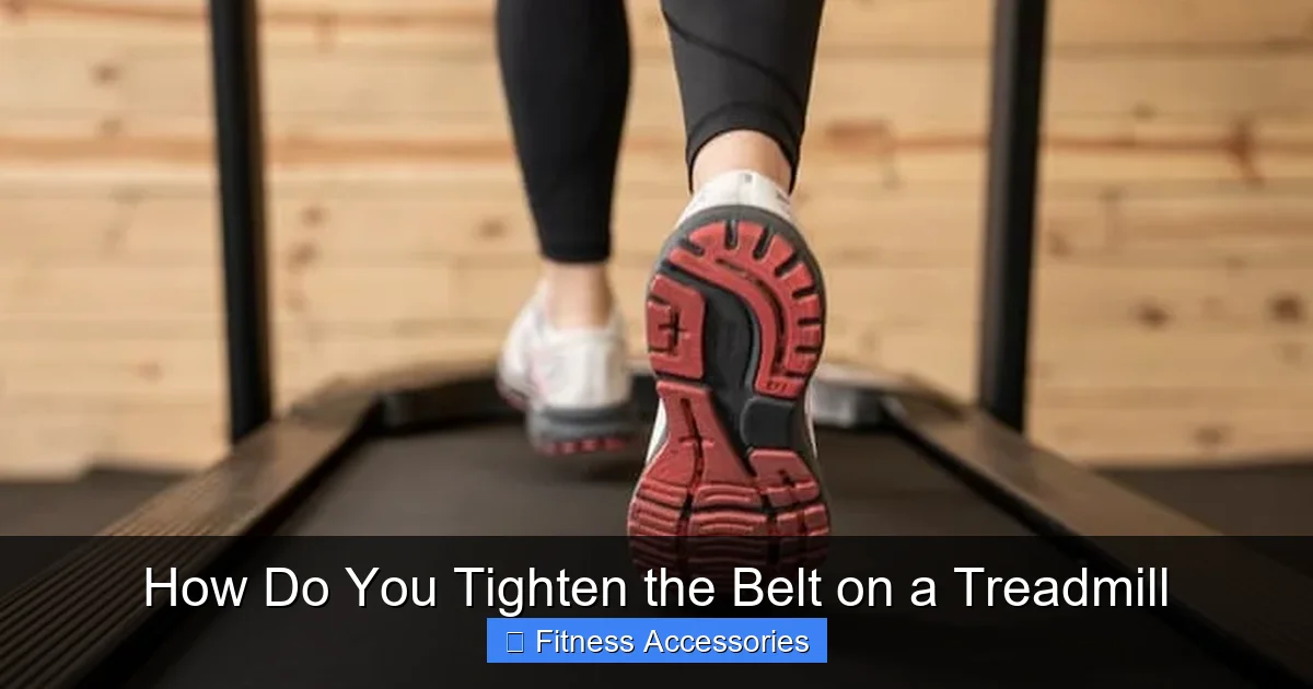 How Do You Tighten the Belt on a Treadmill