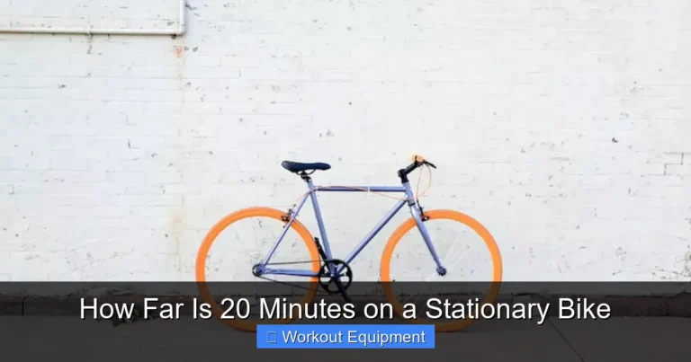 How Far Is 20 Minutes on a Stationary Bike