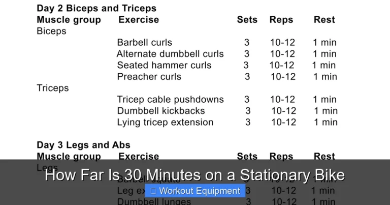 How Far Is 30 Minutes on a Stationary Bike