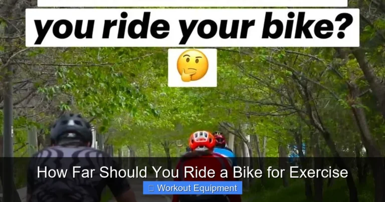 How Far Should You Ride a Bike for Exercise