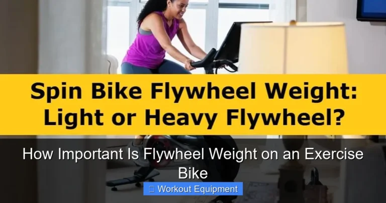 How Important Is Flywheel Weight on an Exercise Bike