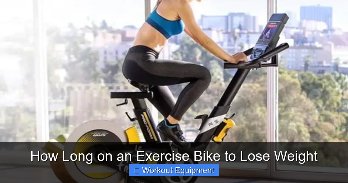 How Long on an Exercise Bike to Lose Weight