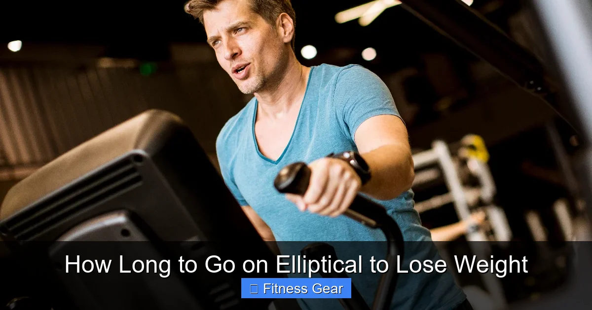 How Long to Go on Elliptical to Lose Weight
