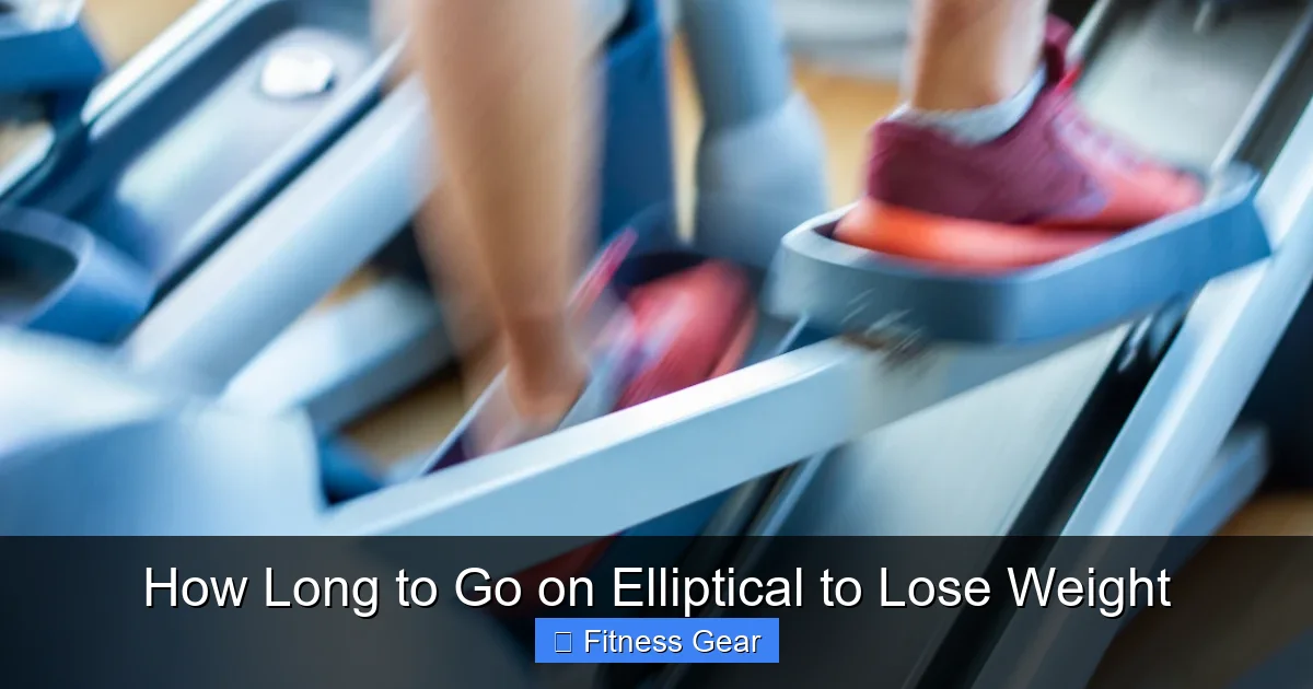 How Long to Go on Elliptical to Lose Weight