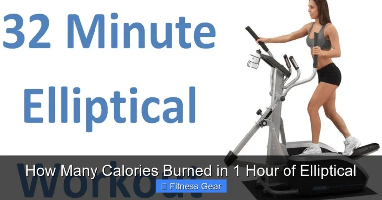 How Many Calories Burned in 1 Hour of Elliptical
