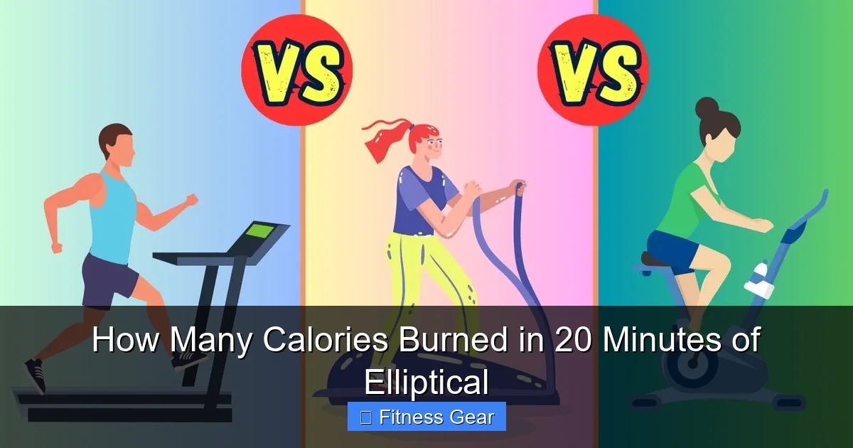 How Many Calories Burned in 20 Minutes of Elliptical