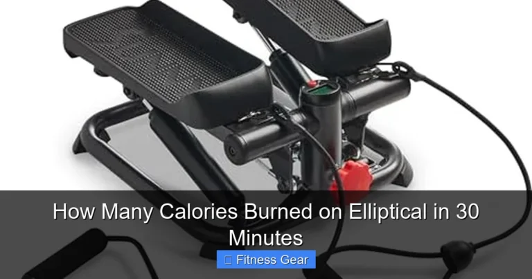 How Many Calories Burned on Elliptical in 30 Minutes