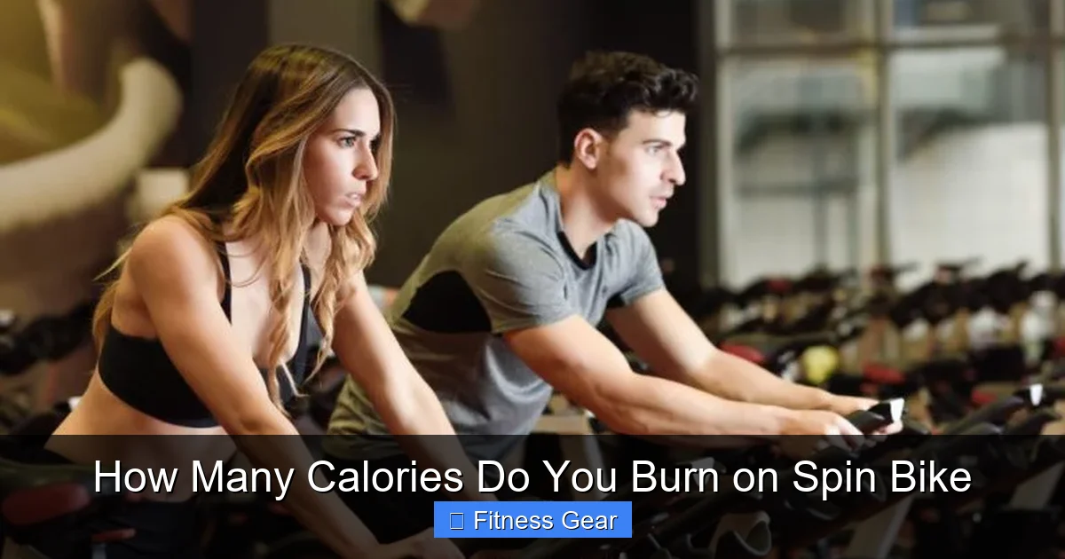 How Many Calories Do You Burn on Spin Bike