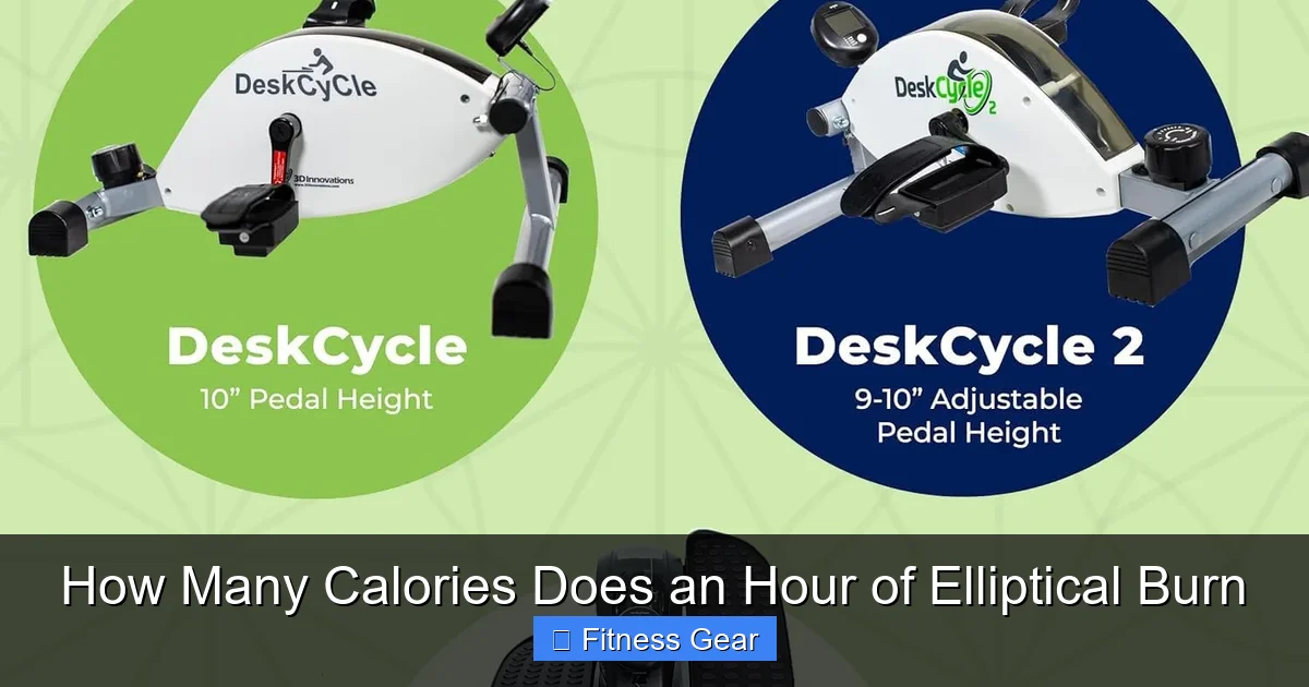 How Many Calories Does an Hour of Elliptical Burn