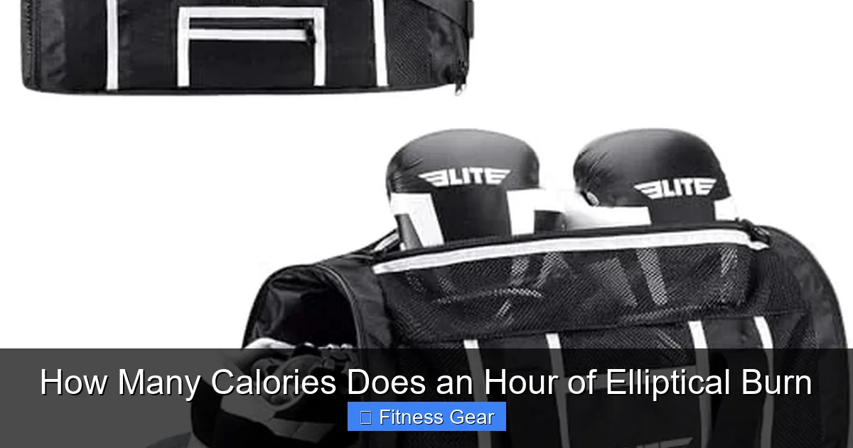 How Many Calories Does an Hour of Elliptical Burn