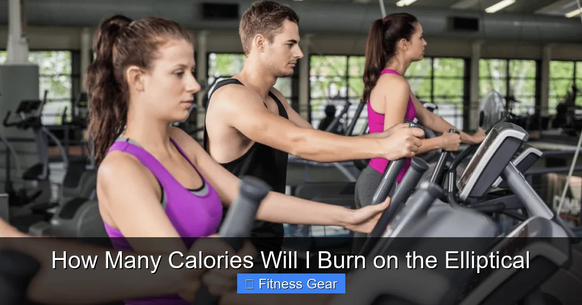 How Many Calories Will I Burn on the Elliptical