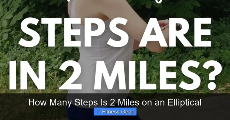 How Many Steps Is 2 Miles on an Elliptical