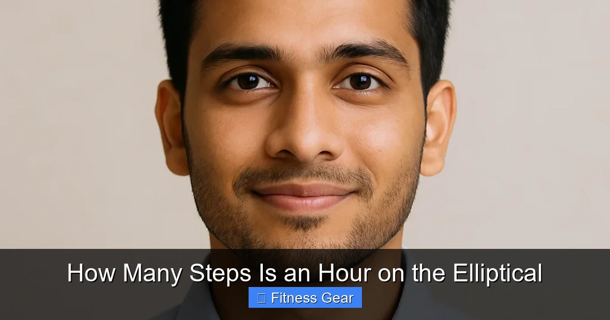 How Many Steps Is an Hour on the Elliptical