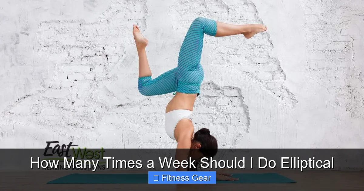 How Many Times a Week Should I Do Elliptical