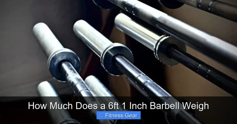 How Much Does a 6ft 1 Inch Barbell Weigh