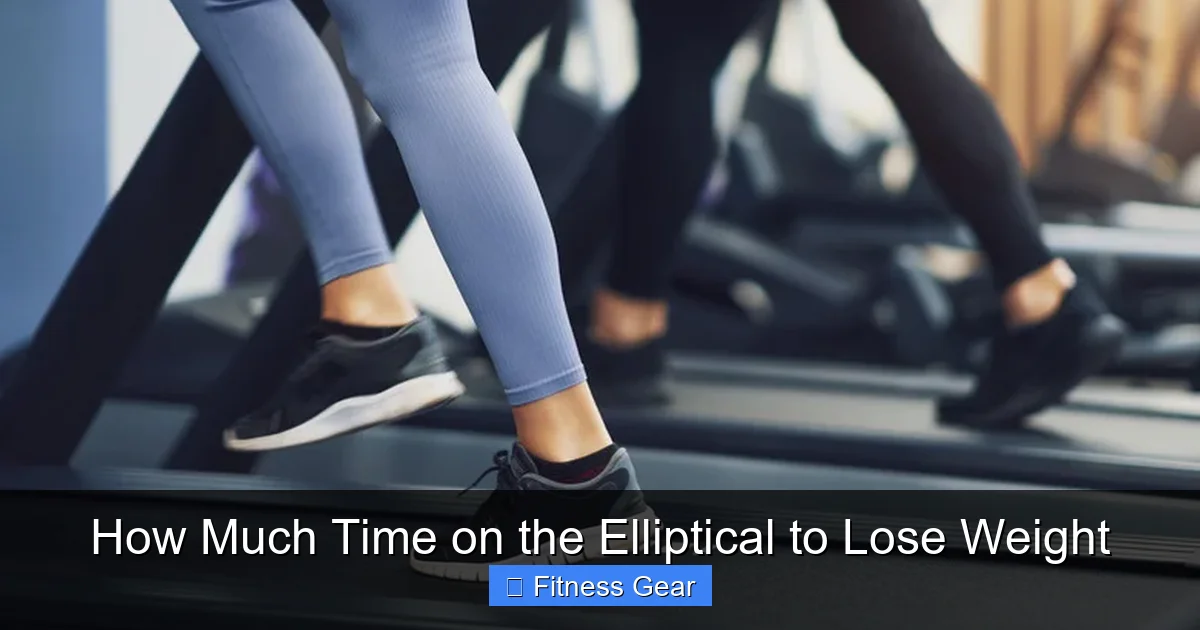How Much Time on the Elliptical to Lose Weight