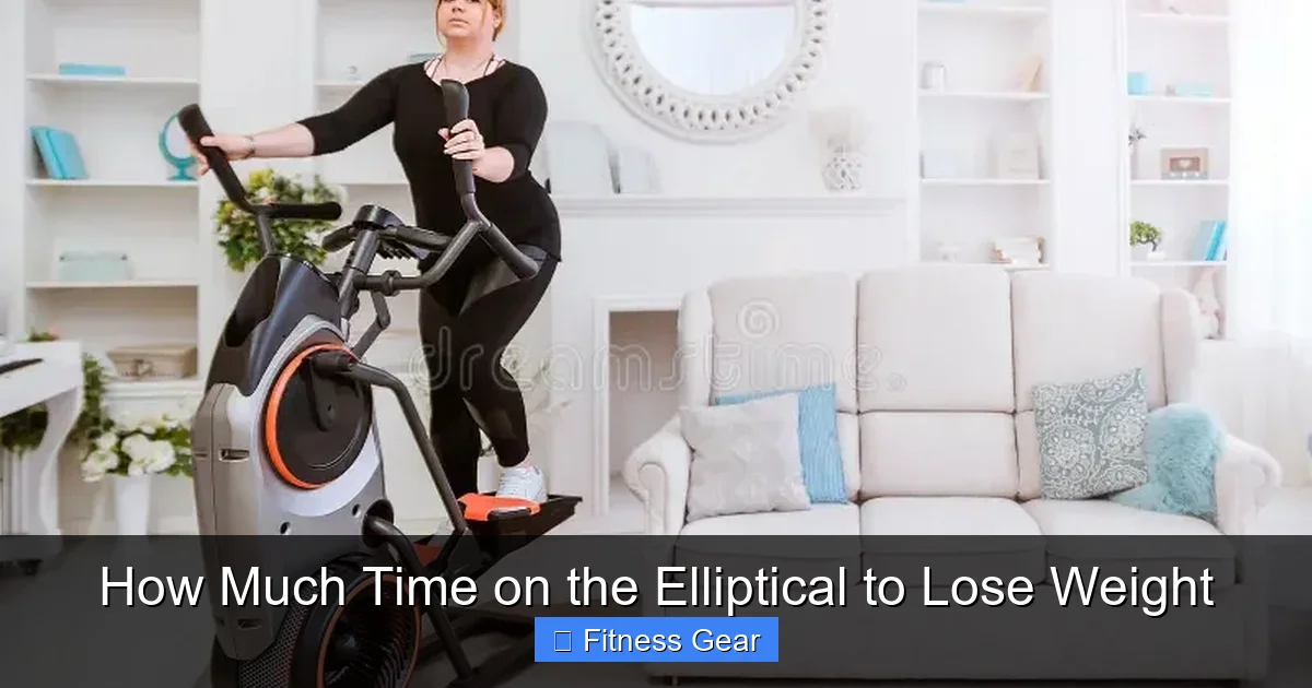 How Much Time on the Elliptical to Lose Weight