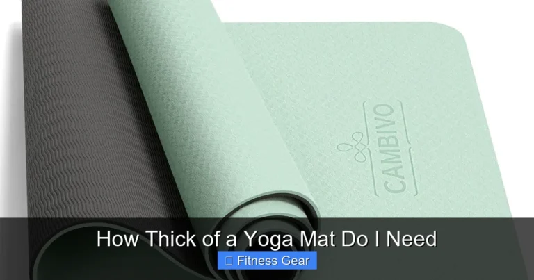 How Thick of a Yoga Mat Do I Need
