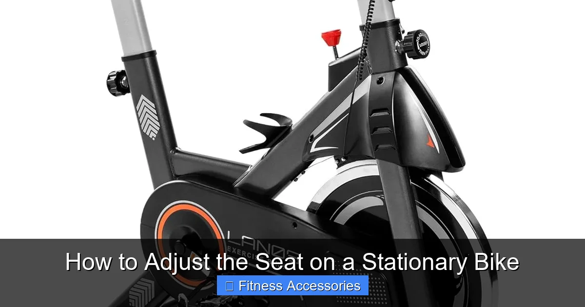 How to Adjust the Seat on a Stationary Bike