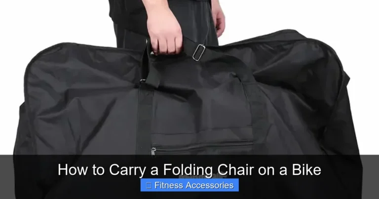 How to Carry a Folding Chair on a Bike