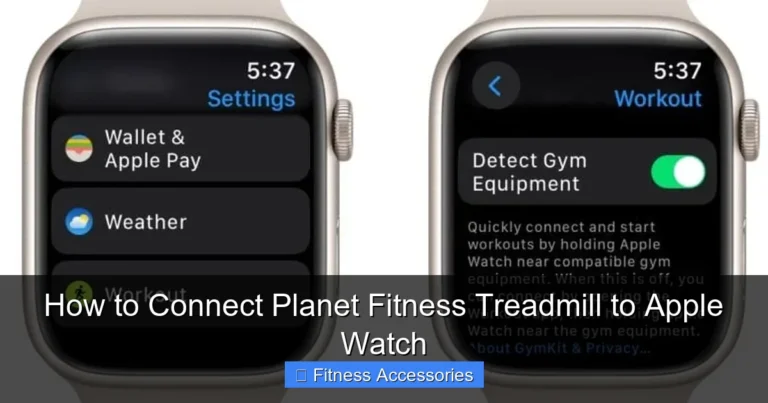 How to Connect Planet Fitness Treadmill to Apple Watch
