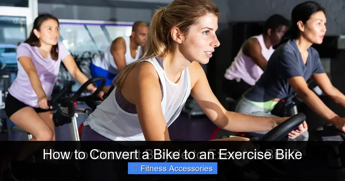 How to Convert a Bike to an Exercise Bike