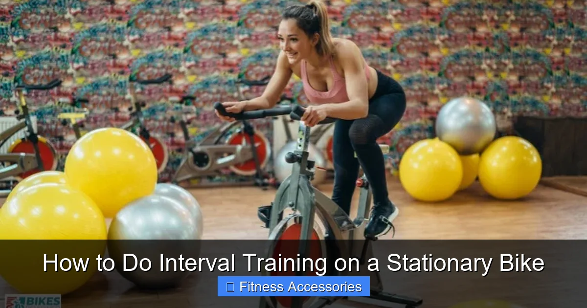How to Do Interval Training on a Stationary Bike