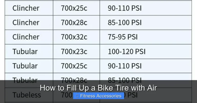 How to Fill Up a Bike Tire with Air