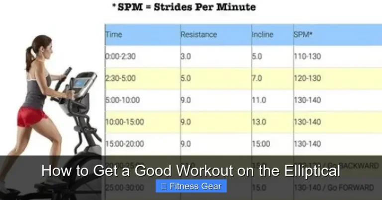 How to Get a Good Workout on the Elliptical
