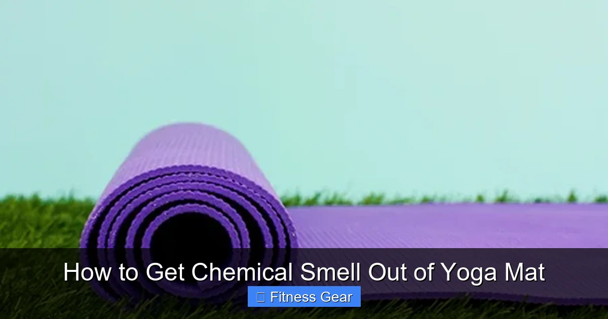 How to Get Chemical Smell Out of Yoga Mat