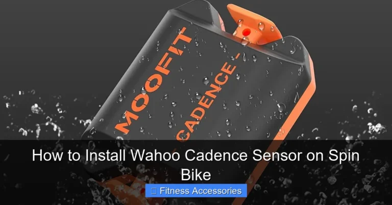 How to Install Wahoo Cadence Sensor on Spin Bike