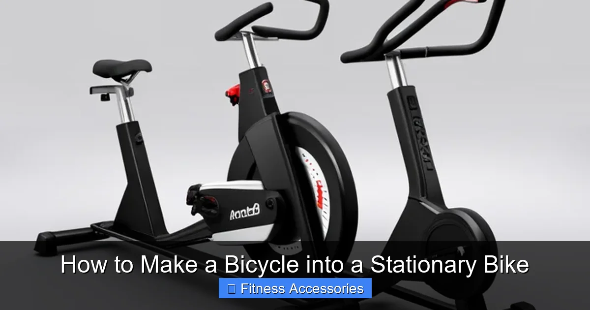 How to Make a Bicycle into a Stationary Bike