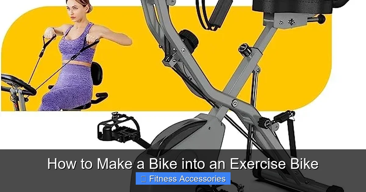How to Make a Bike into an Exercise Bike