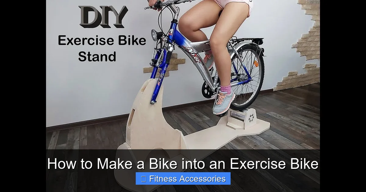 How to Make a Bike into an Exercise Bike