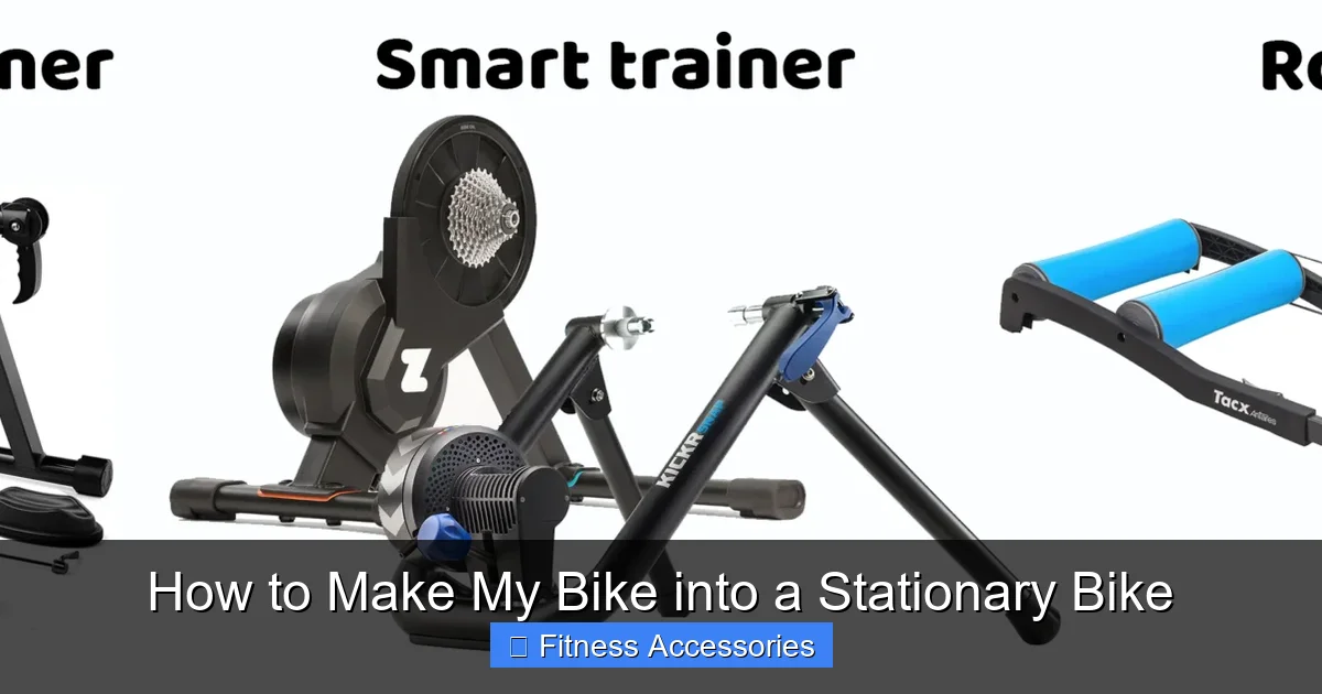 How to Make My Bike into a Stationary Bike