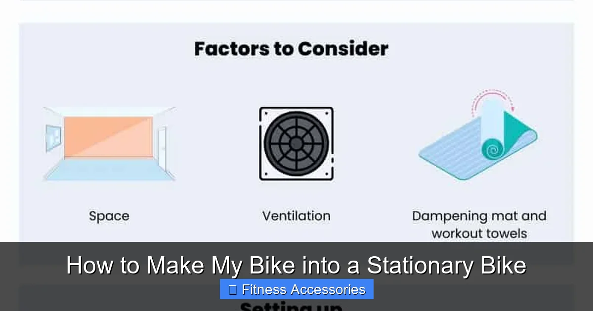 How to Make My Bike into a Stationary Bike