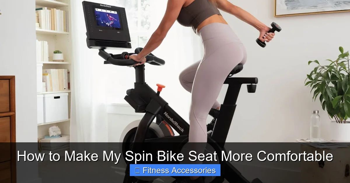 How to Make My Spin Bike Seat More Comfortable