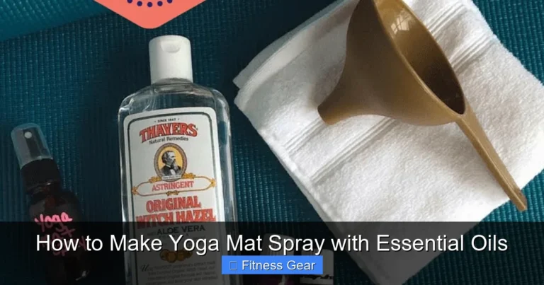 How to Make Yoga Mat Spray with Essential Oils