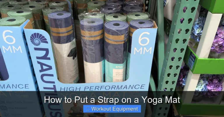 How to Put a Strap on a Yoga Mat