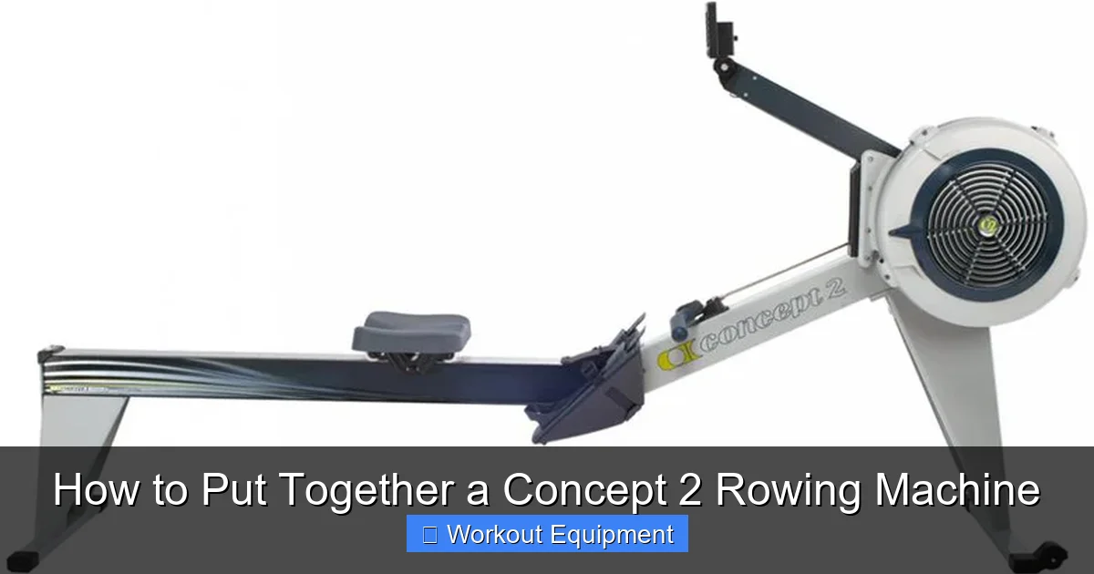 How to Put Together a Concept 2 Rowing Machine