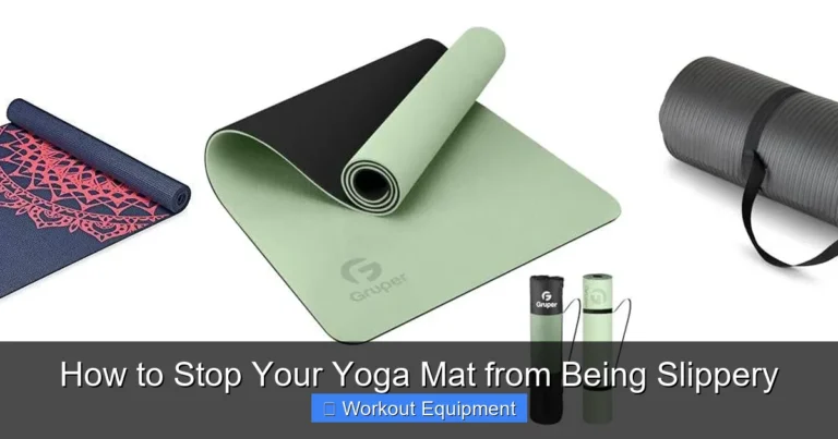 How to Stop Your Yoga Mat from Being Slippery