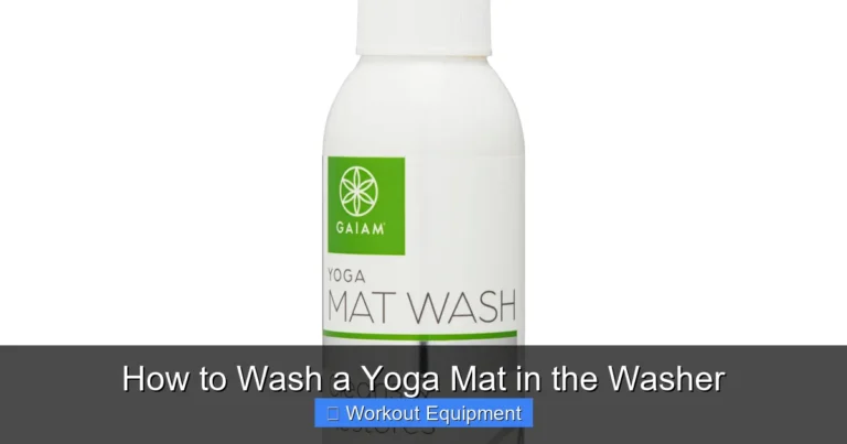 How to Wash a Yoga Mat in the Washer