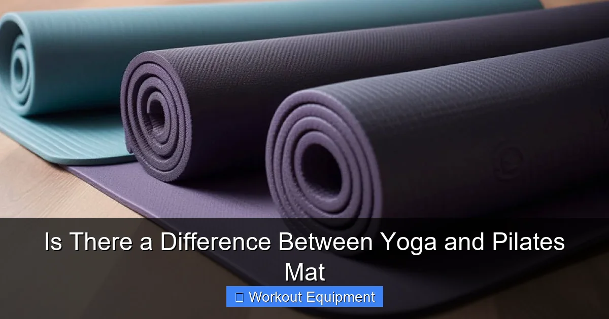 Is There a Difference Between Yoga and Pilates Mat