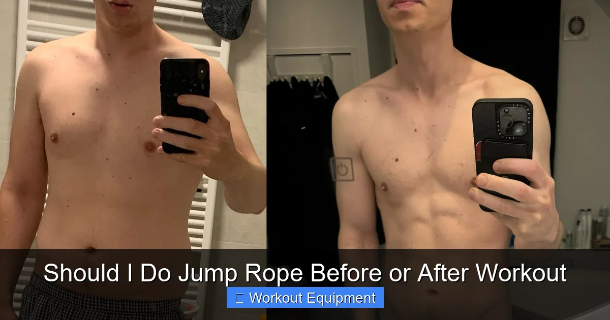Should I Do Jump Rope Before or After Workout