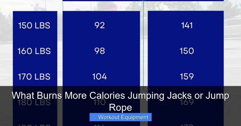 What Burns More Calories Jumping Jacks or Jump Rope