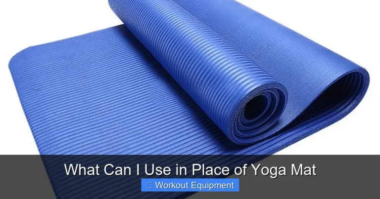 What Can I Use in Place of Yoga Mat